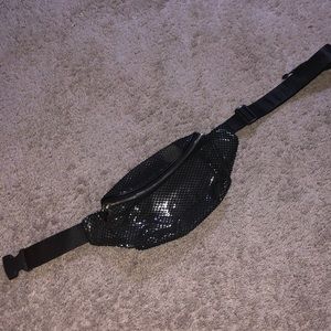 Fishnet fanny pack